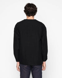 Naked & Famous Wise Guy Linen Blend Denim Jacket - Black