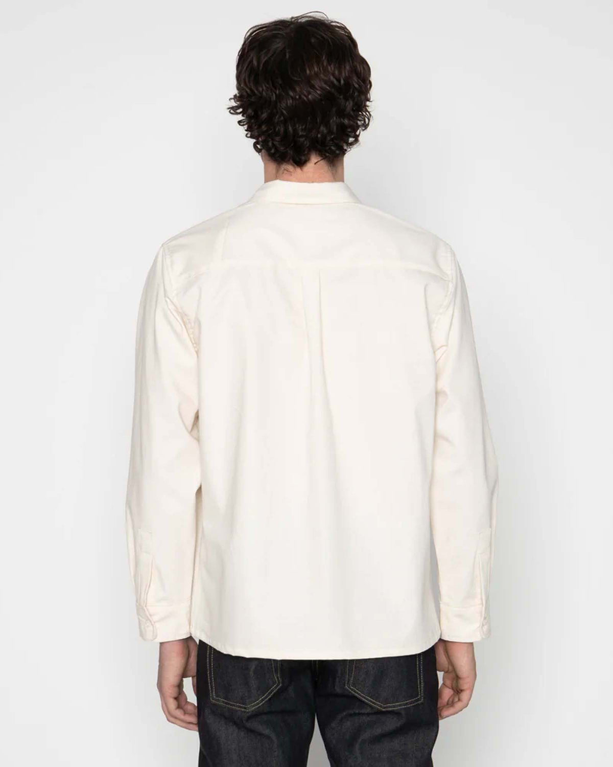 Naked & Famous Denim True Shirt - Natural Seed Ecru