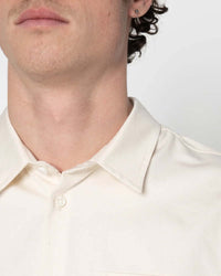 Naked & Famous Denim True Shirt - Natural Seed Ecru