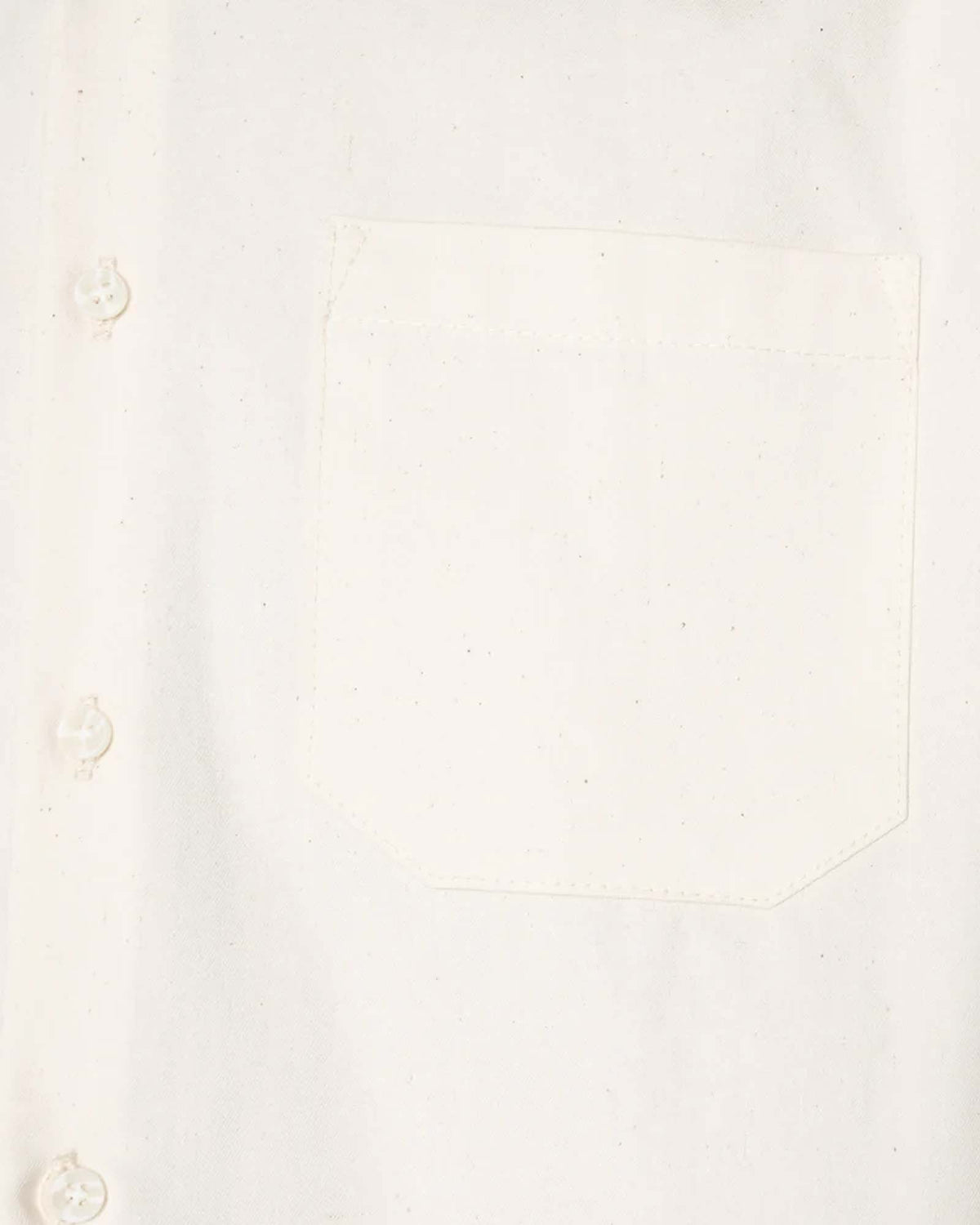 Naked & Famous Denim True Shirt - Natural Seed Ecru
