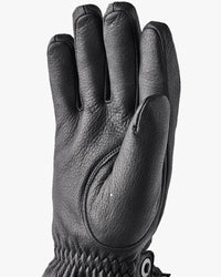 Hestra Daniel Insulated Wool & Leather Gloves - Charcoal / Black