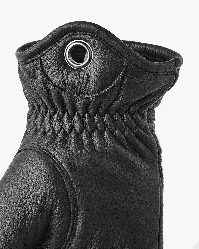 Hestra Daniel Insulated Wool & Leather Gloves - Charcoal / Black