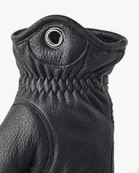 Hestra Daniel Insulated Wool & Leather Gloves - Charcoal / Black