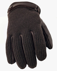 Hestra Table Cut Handmade Christopher Elk Leather & Cashmere Gloves - Espresso