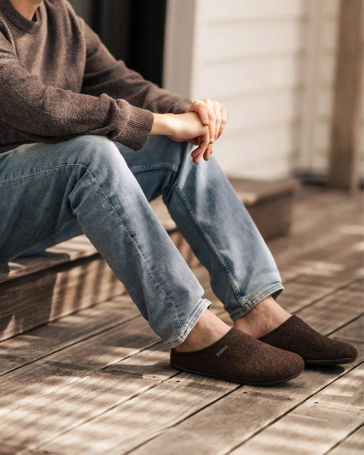 Shepherd® Of Sweden Jon Wool Slippers - Moro