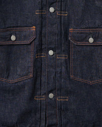 Fullcount 2102W-20 13.7oz Selvedge Type II Denim Jacket - Indigo Onewash | Fullcount Jackets & Coats | JEANSTORE