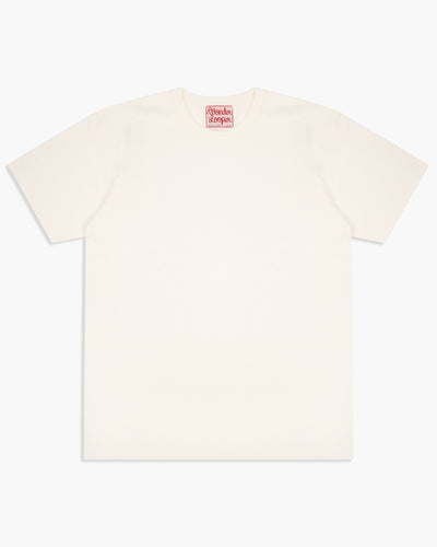 Wonder Looper 409gsm Double Heavyweight T Shirt - White | Wonder Looper T Shirts | JEANSTORE