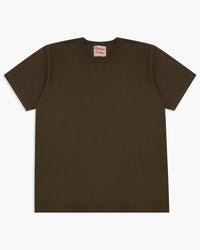 Wonder Looper 409gsm Double Heavyweight T Shirt - Khaki Green | Wonder Looper T Shirts | JEANSTORE