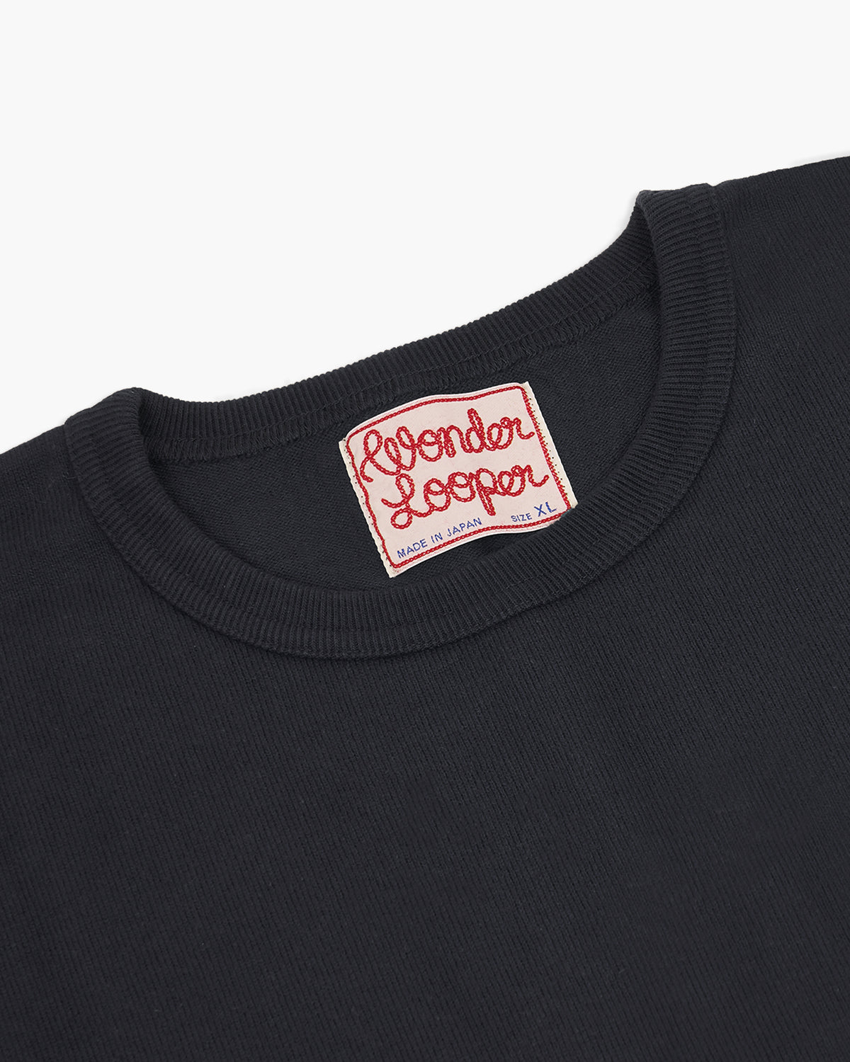 Wonder Looper 409gsm Double Heavyweight T Shirt - Navy | Wonder Looper T Shirts | JEANSTORE