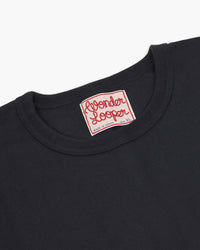 Wonder Looper 409gsm Double Heavyweight T Shirt - Navy | Wonder Looper T Shirts | JEANSTORE