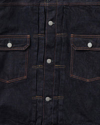 Fullcount 2102XXW 15.5oz Selvedge Type 2 Denim Jacket - Indigo Onewash