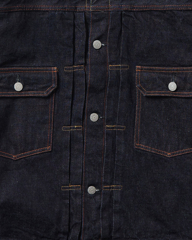 Fullcount 2102XXW 15.5oz Selvedge Type 2 Denim Jacket - Indigo Onewash