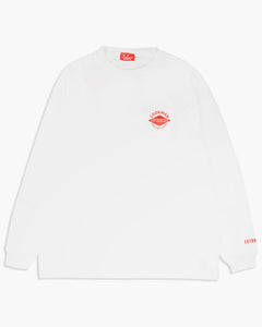 Cookman x Fatburger Topping Menu L/S Tee - White