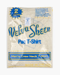 Velva Sheen 2-Pack S/S Crew Neck Tees - Oatmeal | Velva Sheen T Shirts | JEANSTORE