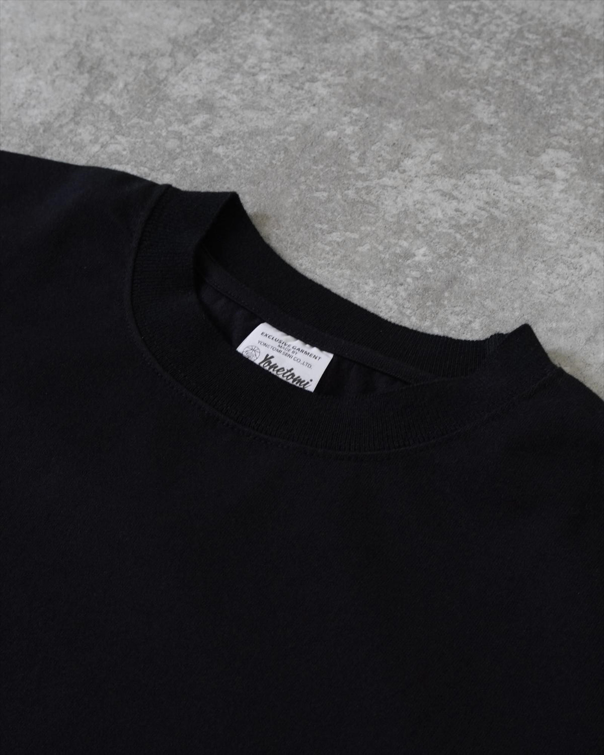 Yonetomi New Basic Tee - Black | Yonetomi T Shirts | JEANSTORE