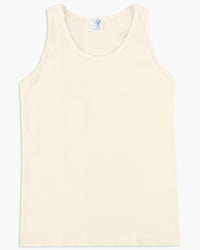 Velva Sheen 1-Pack Rib Tank Top - White | Velva Sheen T Shirts | JEANSTORE