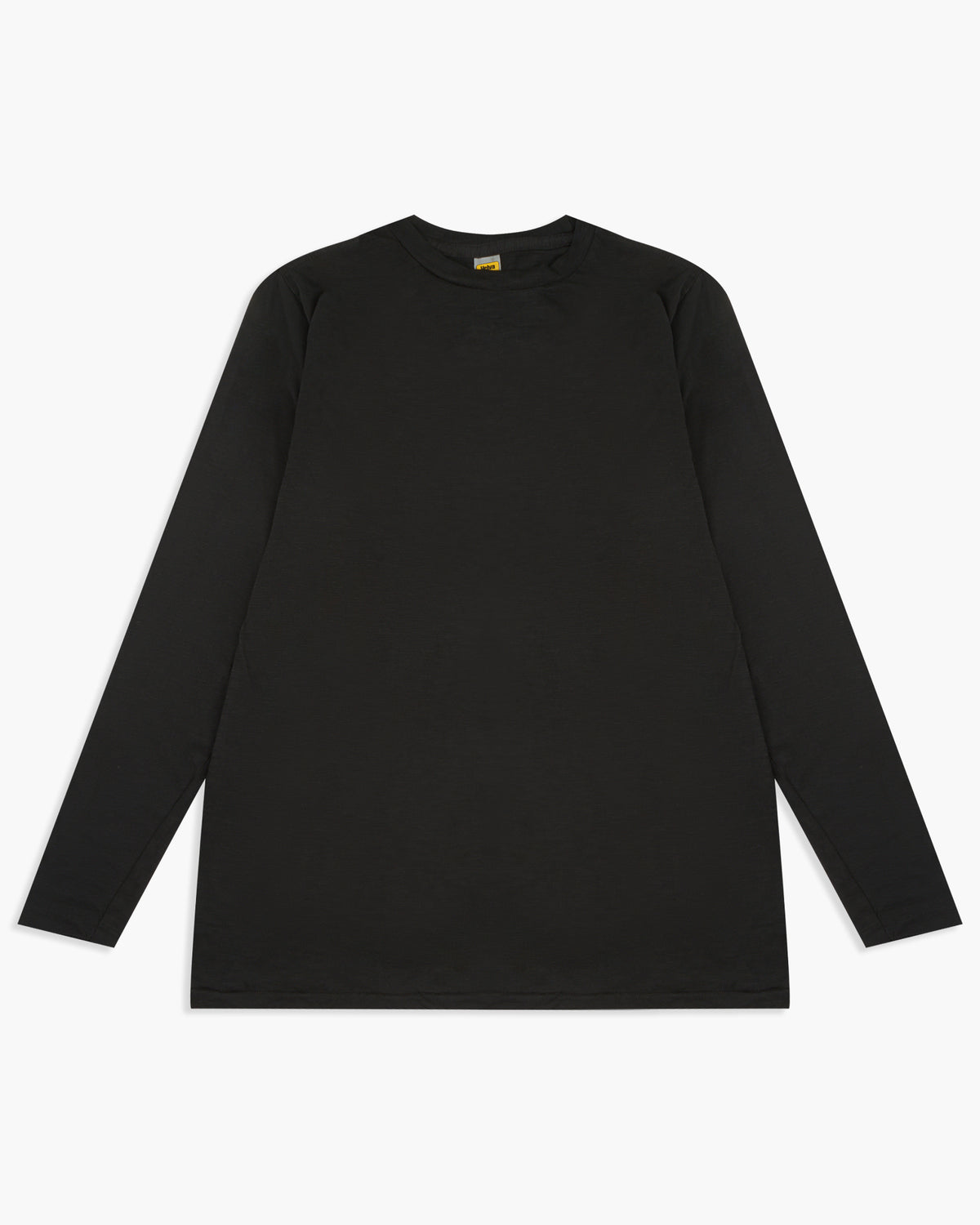 Velva Sheen Rolled L/S Regular Tee - Black | Velva Sheen T Shirts | JEANSTORE