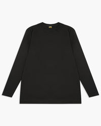 Velva Sheen Rolled L/S Regular Tee - Black | Velva Sheen T Shirts | JEANSTORE