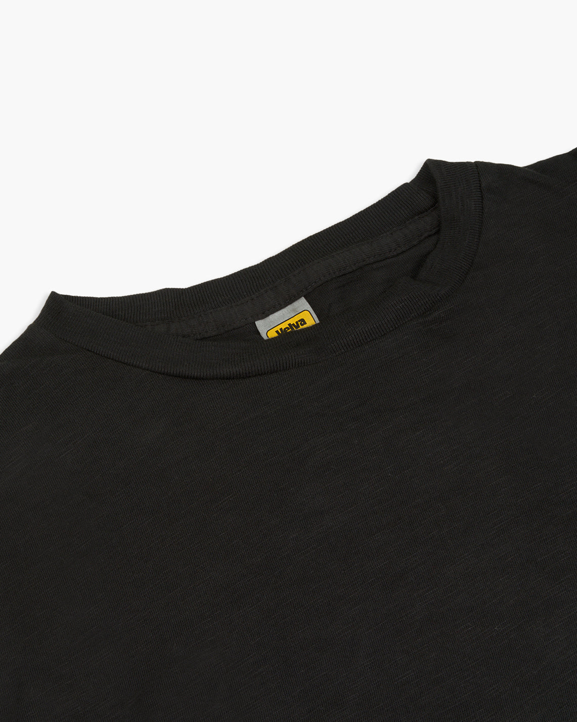 Velva Sheen Rolled L/S Regular Tee - Black | Velva Sheen T Shirts | JEANSTORE