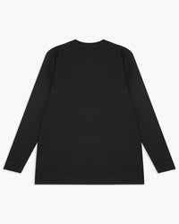 Velva Sheen Rolled L/S Regular Tee - Black | Velva Sheen T Shirts | JEANSTORE