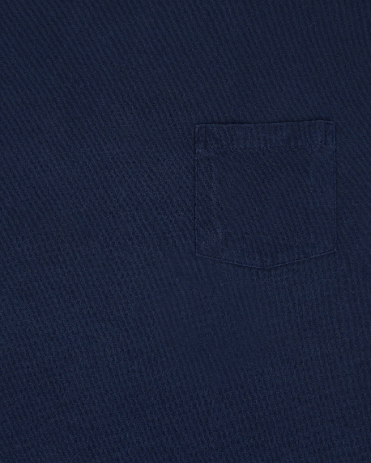 Velva Sheen Natural Indigo Dye Pocket Tee - Blue Indigo | Velva Sheen T Shirts | JEANSTORE