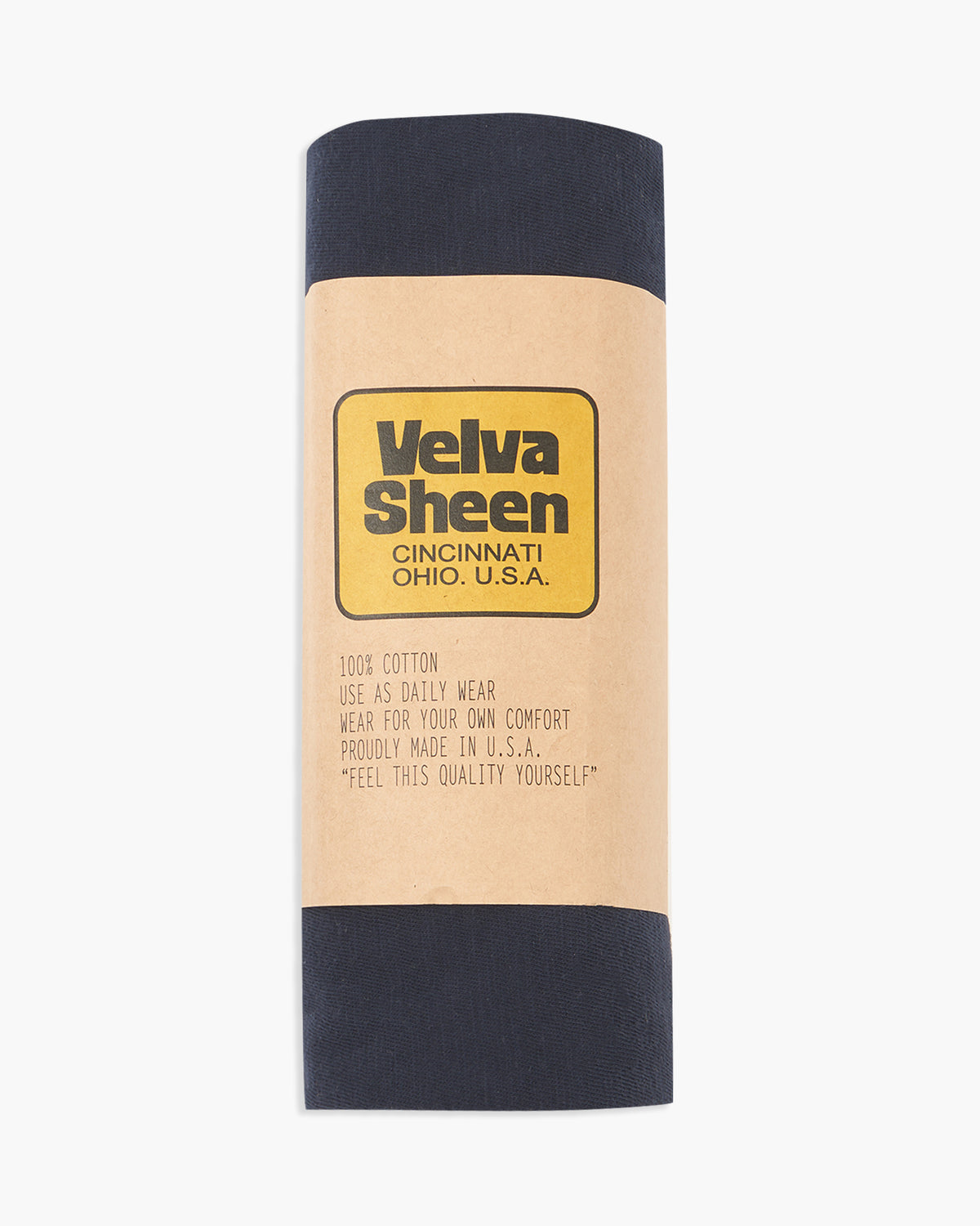 Velva Sheen Rolled S/S Regular Tee - Navy | Velva Sheen T Shirts | JEANSTORE