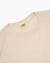 Velva Sheen Rolled S/S Regular Tee - Oatmilk | Velva Sheen T Shirts | JEANSTORE