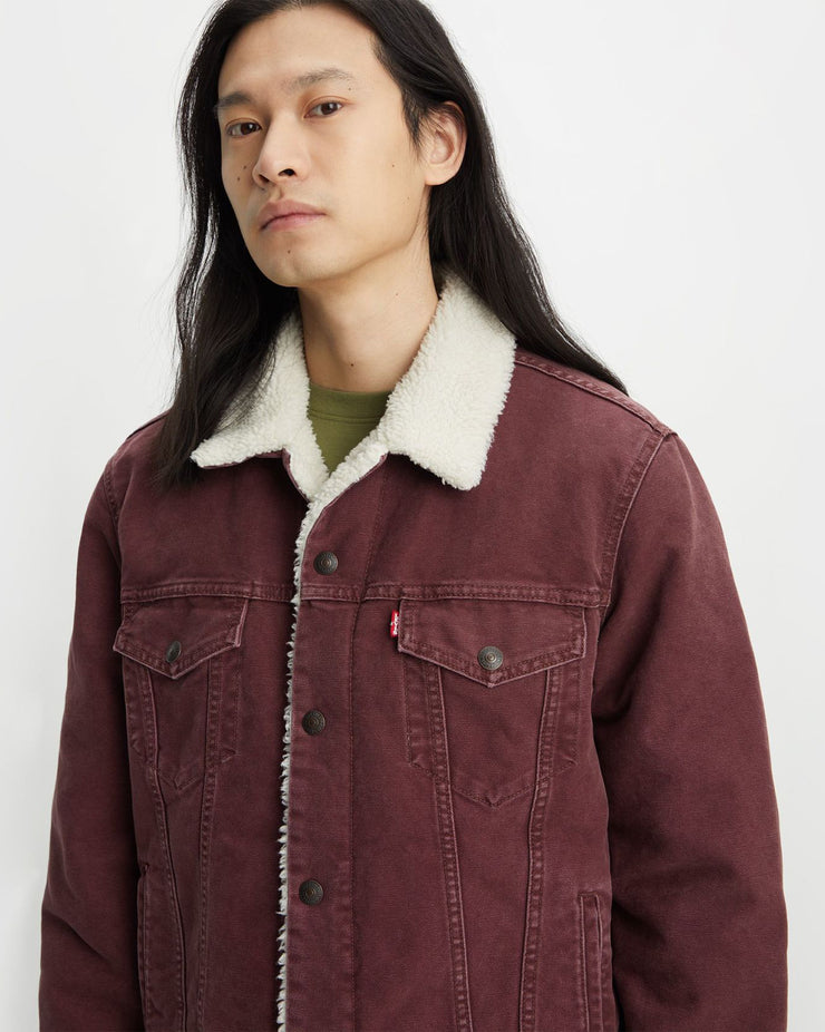 Levis type 3 sherpa trucker clearance jacket