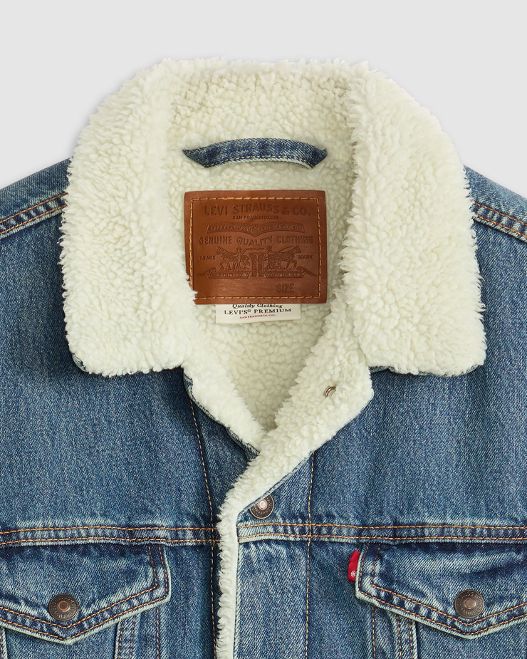 Levi's® Type 3 Sherpa Trucker Jacket - In The Morning | Levi's® Jackets & Coats | JEANSTORE