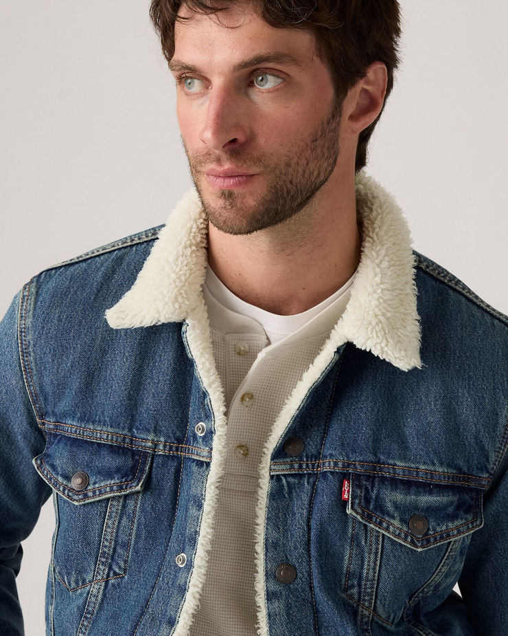 Levi's® Type 3 Sherpa Trucker Jacket - In The Morning | Levi's® Jackets & Coats | JEANSTORE