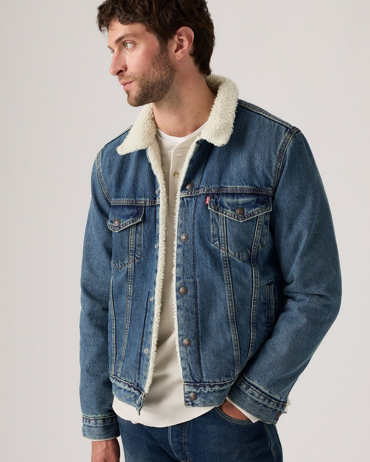 Levi's® Type 3 Sherpa Trucker Jacket - In The Morning | Levi's® Jackets & Coats | JEANSTORE