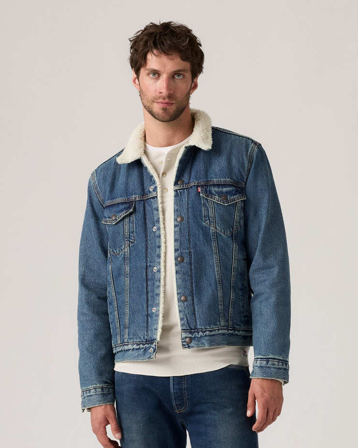 Levi's® Type 3 Sherpa Trucker Jacket - In The Morning | Levi's® Jackets & Coats | JEANSTORE