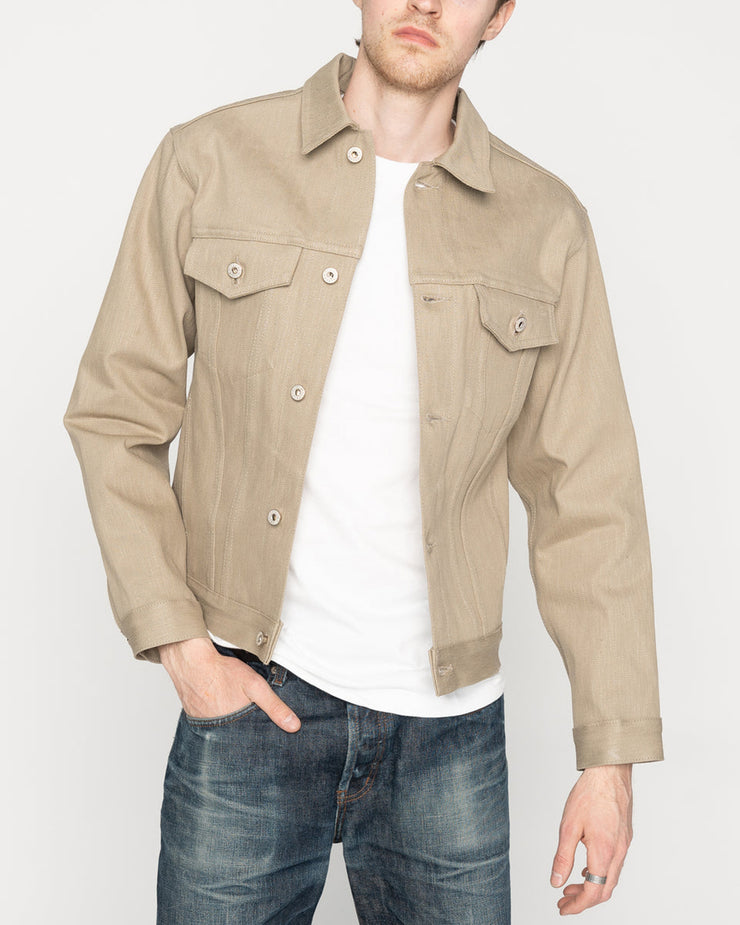 Naked & Famous Denim Jacket - Smokey Cotton Slub Selvedge