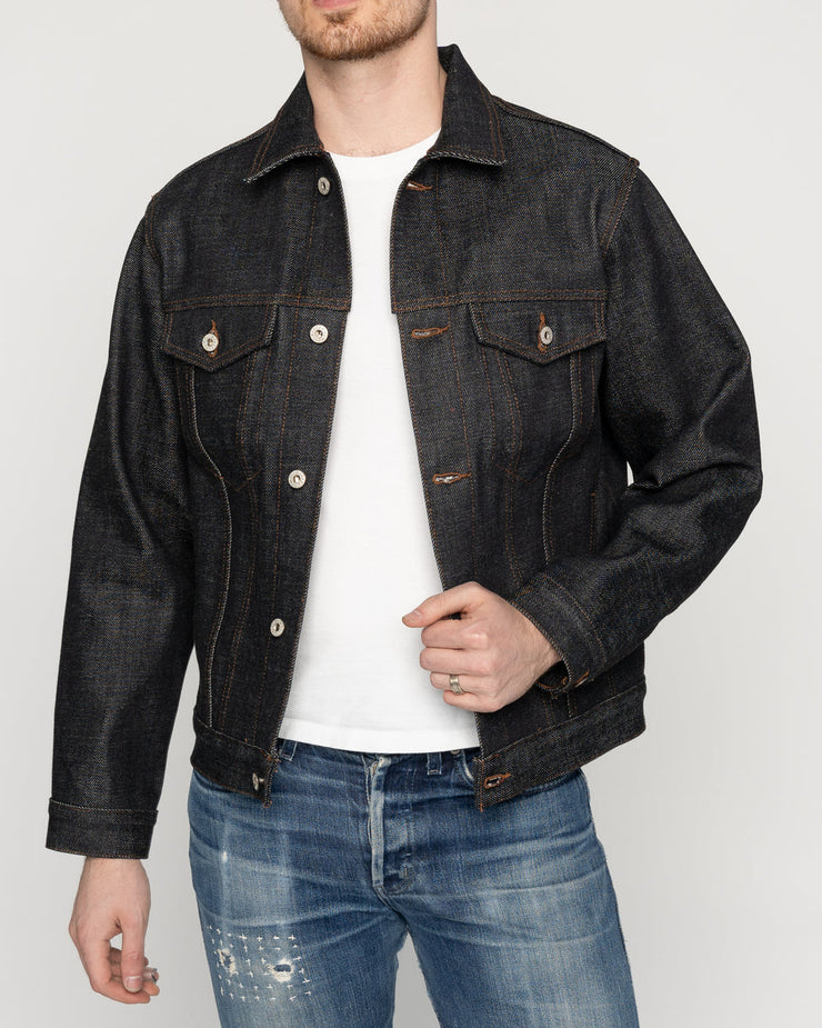 Naked & Famous Denim Jacket - Elephant 13 Red Core