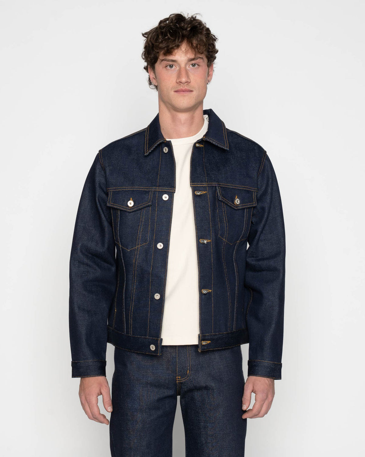 Naked & Famous Denim Jacket - Elephant 14 / Dirty Elephant