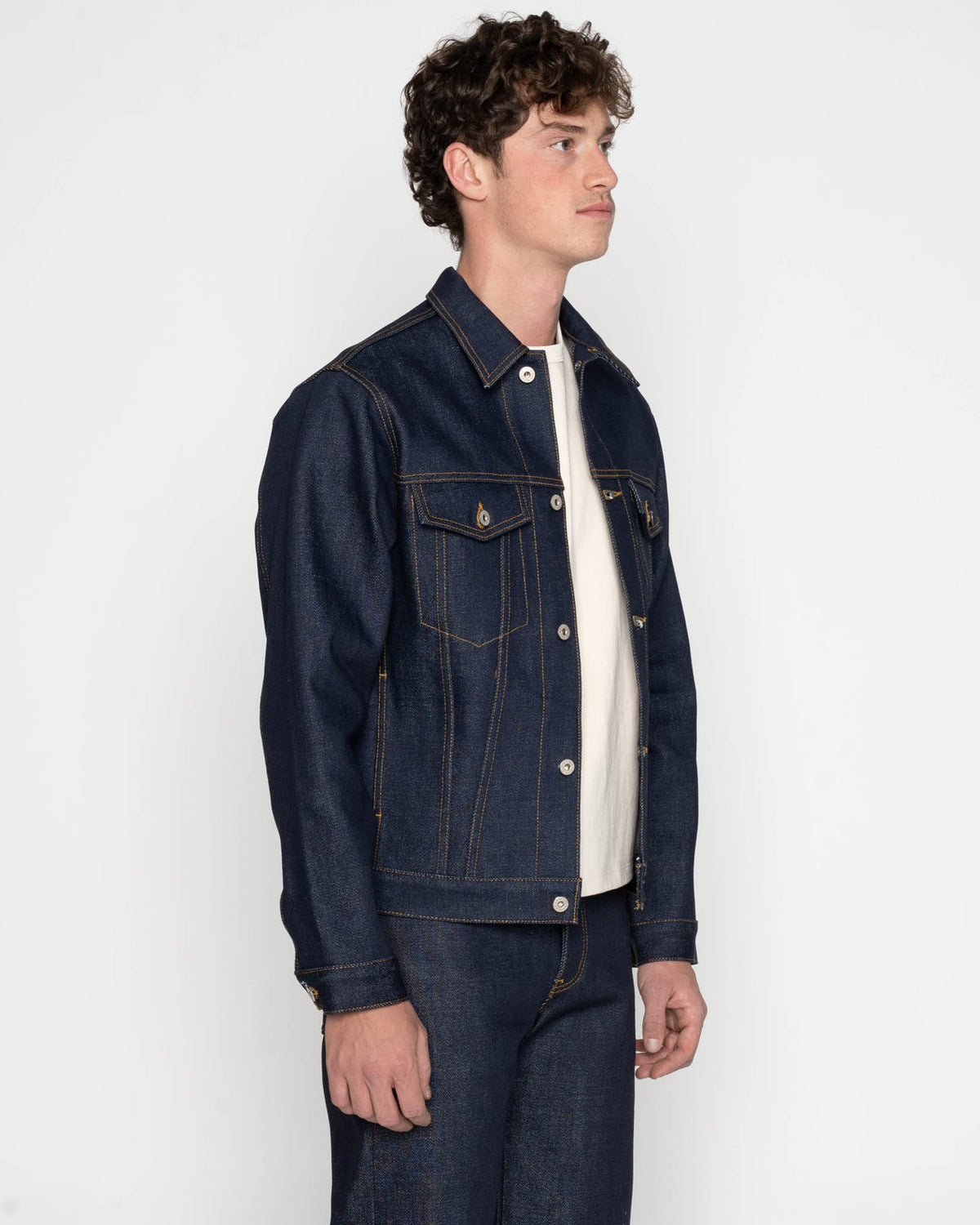 Naked & Famous Denim Jacket - Elephant 14 / Dirty Elephant