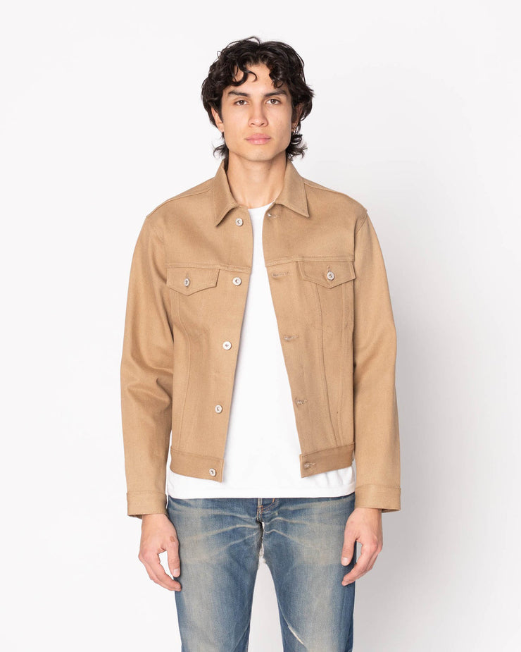 Naked & Famous Denim Jacket - Brown Fox Selvedge