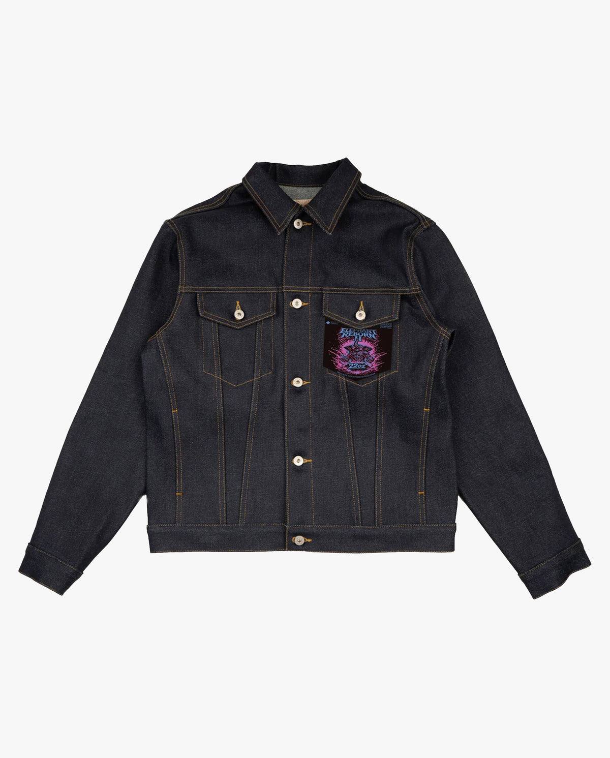 Naked & Famous Denim Jacket - Elephant 2 Reborn