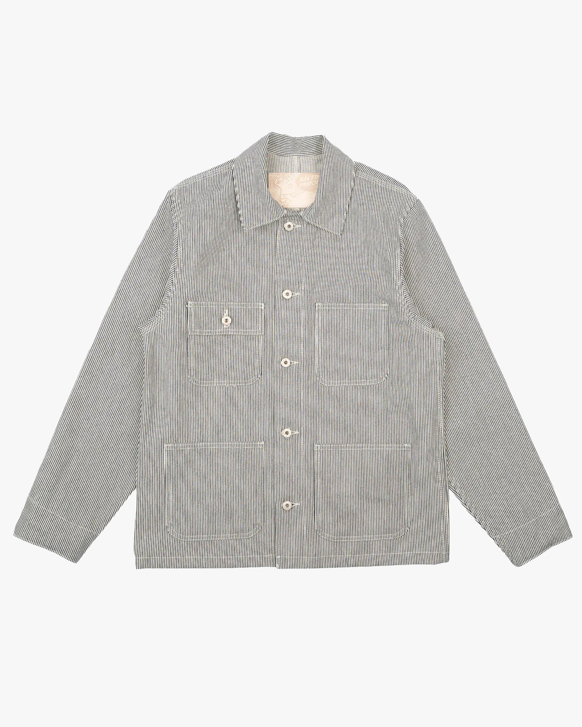 Naked & Famous Denim Chore Coat - Hickory Selvedge