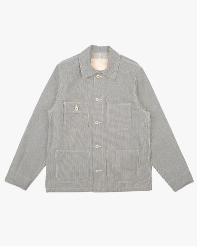 Naked & Famous Denim Chore Coat - Hickory Selvedge