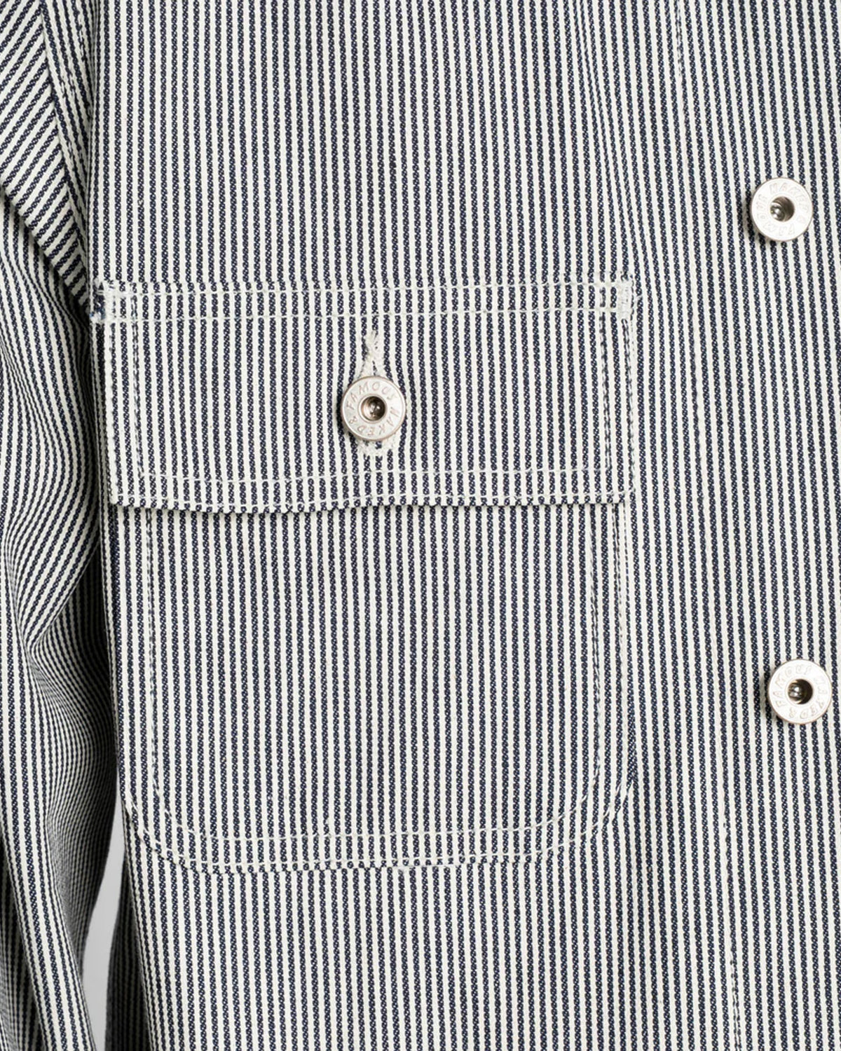 Naked & Famous Denim Chore Coat - Hickory Selvedge