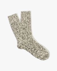 Anonymous Ism Lightweight Slub Crew Socks - Black