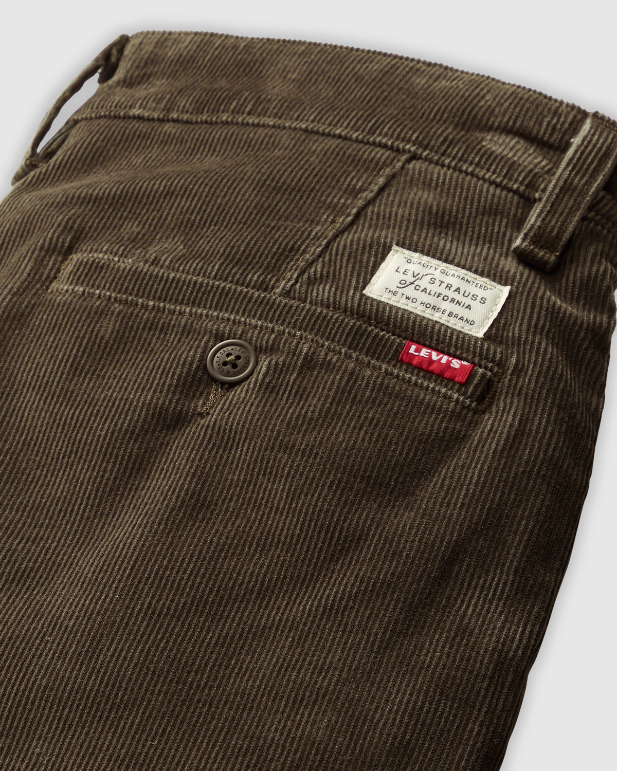 Levi's® XX Chino Standard II Regular Tapered Mens Cords - Black Olive
