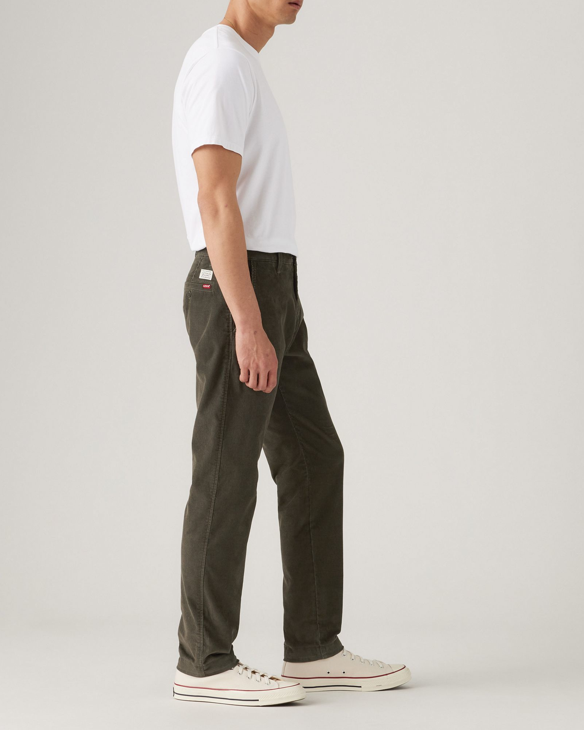 Levi's® XX Chino Standard II Regular Tapered Mens Cords - Black Olive | Levi's® Cords | JEANSTORE