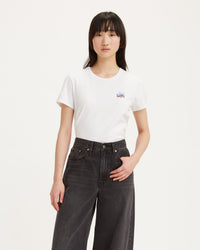 Levi's® Womens Perfect Tee - Mini BW Scenic Bright White | Levi's® T Shirts | JEANSTORE