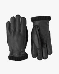 Hestra Deerskin Primaloft Rib Gloves - Black