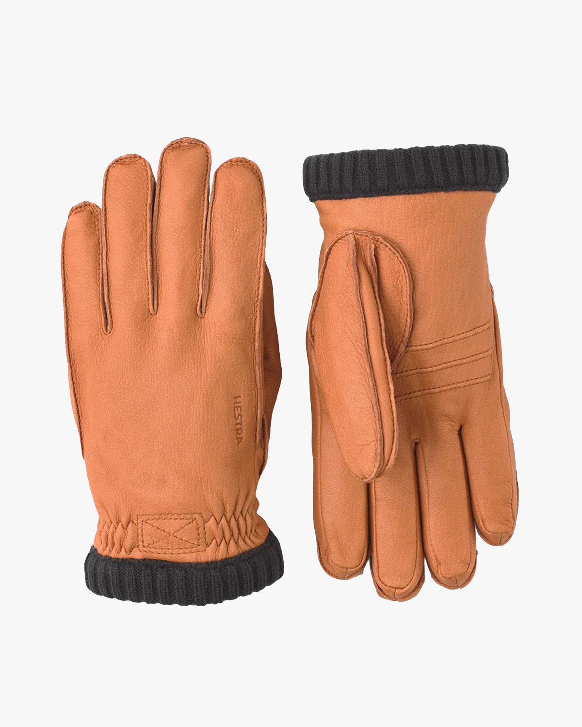 Hestra Deerskin Primaloft Rib Gloves - Cork