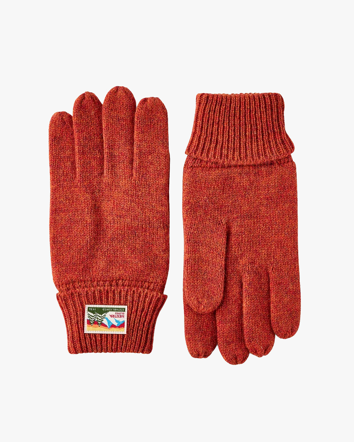 Hestra Raggwool Glove - Flame Red