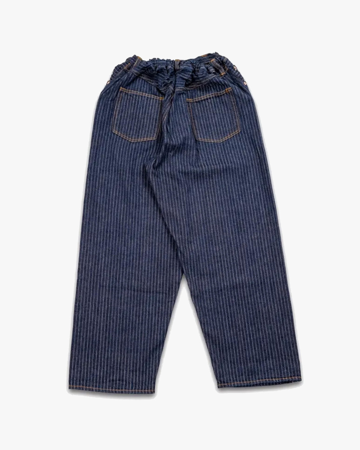 Graph Zero Easy 5-Pocket Selvedge Pants - Herringbone Stripe