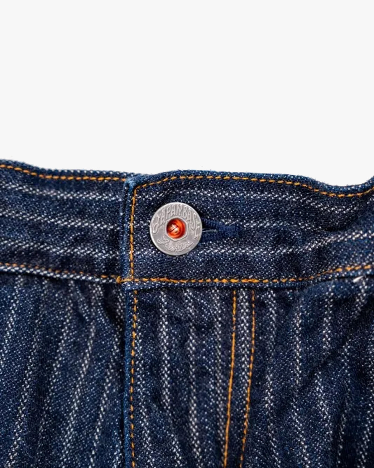 Graph Zero Easy 5-Pocket Selvedge Pants - Herringbone Stripe